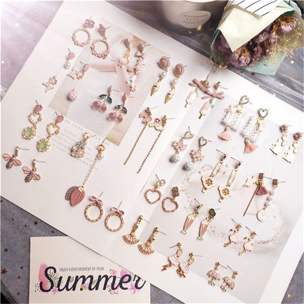 korean dangle drop earrings cherry kawaii wholesale women handmade cartoon bird heart female fashion jewelry accessories gift-jq, Silver
korean dangle drop earrings cherry kawaii wholesale women handmade cartoon bird heart female fashion jewelry accessories gift-jq, Silver