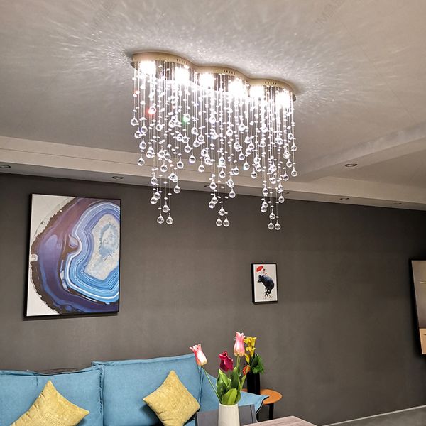 nordic restaurant chandelier crystal pendant light modern simple led crystal lighting duplex villa bar rectangular hanging lamp luxury ceili
nordic restaurant chandelier crystal pendant light modern simple led crystal lighting duplex villa bar rectangular hanging lamp luxury ceili
