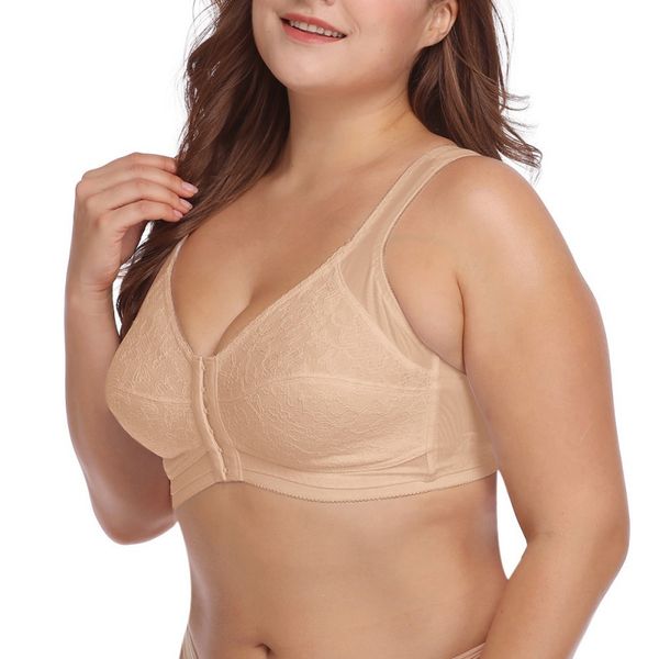 wire bra for women one-piece bras lace front buckle gathered underwear female full cup intimates, Red;black
wire bra for women one-piece bras lace front buckle gathered underwear female full cup intimates, Red;black