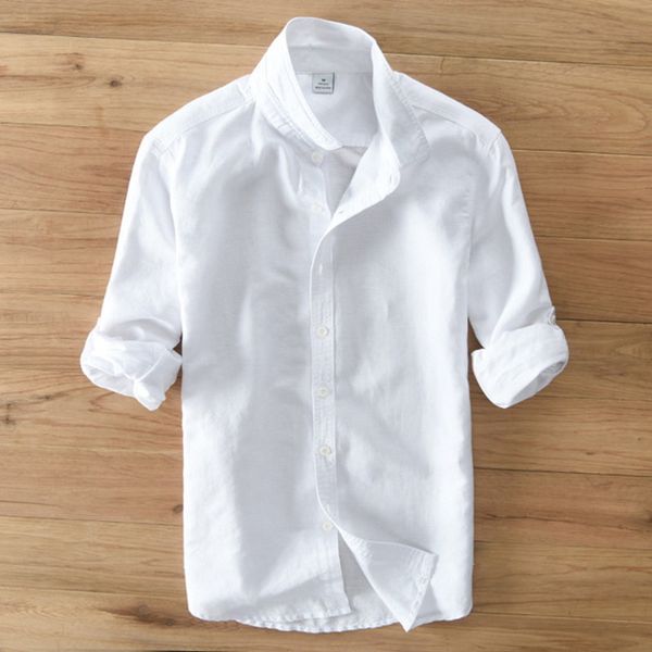men's cotton linen long-sleeved shirt men brand clothing men shirt s-3xl 7 colors solid white shirts camisa shirts mens 601, White;black
men's cotton linen long-sleeved shirt men brand clothing men shirt s-3xl 7 colors solid white shirts camisa shirts mens 601, White;black