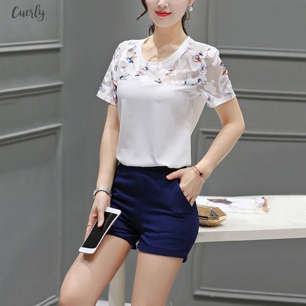 summer blouse fashion hollow out lace hem women blouse and short sleeve womens blouse clothing, White
summer blouse fashion hollow out lace hem women blouse and short sleeve womens blouse clothing, White