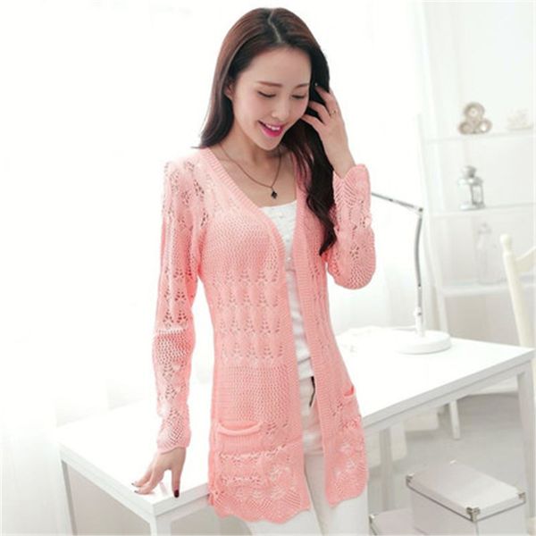 2019 air condition women elegant autumn knit hollow out cardigan fashion summer brief cardigans sweaters women clothes d041, White
2019 air condition women elegant autumn knit hollow out cardigan fashion summer brief cardigans sweaters women clothes d041, White