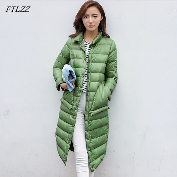 ftlzz winter ultra light down long jacket women coats black overcoat warm 90% duck down padded jackets female parkas
ftlzz winter ultra light down long jacket women coats black overcoat warm 90% duck down padded jackets female parkas