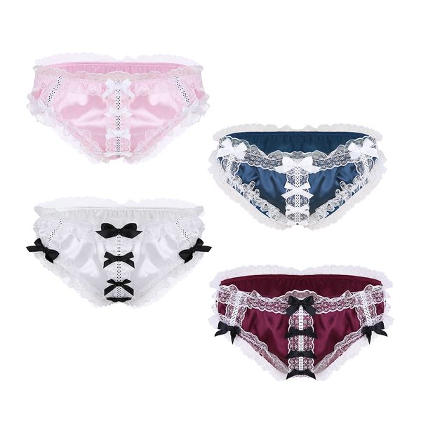 hot sexy men нижнее белье мягкая блестящая атласная бикини трусы малоэтажное эластичный гей купальники сборки цветочные кружева сисси трусы
hot sexy men нижнее белье мягкая блестящая атласная бикини трусы малоэтажное эластичный гей купальники сборки цветочные кружева сисси трусы