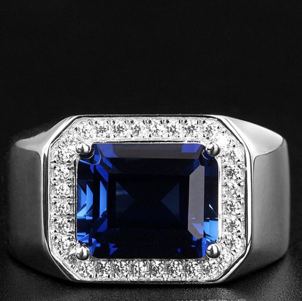 jewelry s925 sterling silver rings tanzanite blue open band rings for men simple classic fashion, Golden;silver
jewelry s925 sterling silver rings tanzanite blue open band rings for men simple classic fashion, Golden;silver