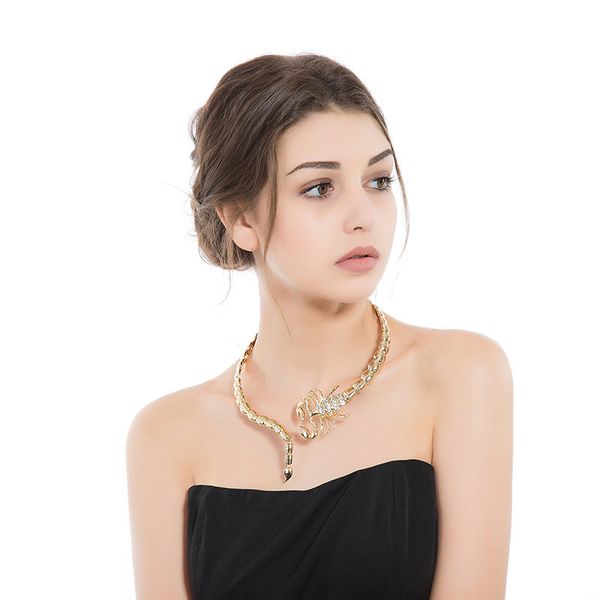 lufang 2019 new fashion scorpion collar necklace statement bohemia flower big punk ethnic vintage crystal necklace women jewelry, Silver
lufang 2019 new fashion scorpion collar necklace statement bohemia flower big punk ethnic vintage crystal necklace women jewelry, Silver