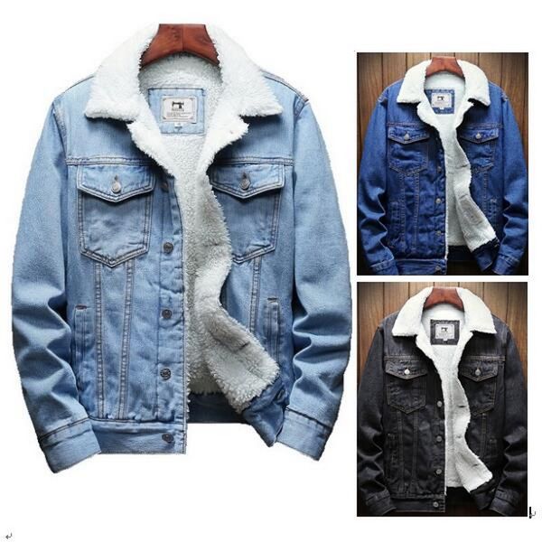 men high-grade wool coat wool collar jacket plus fluff warm plus velvet coats windbreaker jacke warm male lambswool denim coat, Black;brown
men high-grade wool coat wool collar jacket plus fluff warm plus velvet coats windbreaker jacke warm male lambswool denim coat, Black;brown
