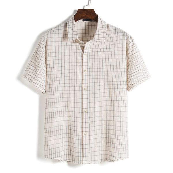 men's casual shirts men shirt short sleeve plaid summer hip hop holiday beach entertainment, White;black
men's casual shirts men shirt short sleeve plaid summer hip hop holiday beach entertainment, White;black