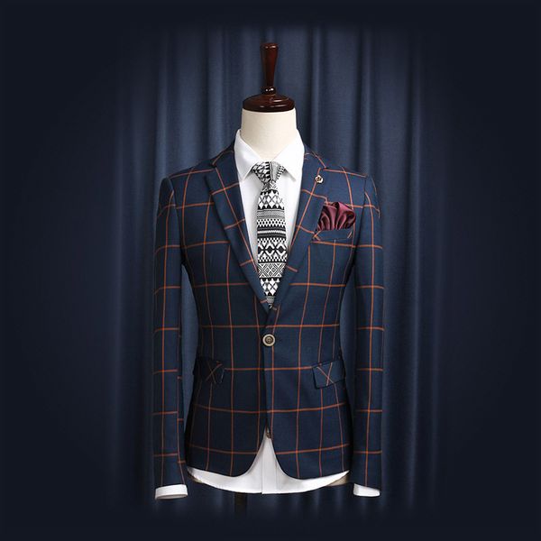 men clothing 2018 suit coat plaid wedding men blazer plus size casual suit for jacket slim fit england style single button, White;black
men clothing 2018 suit coat plaid wedding men blazer plus size casual suit for jacket slim fit england style single button, White;black