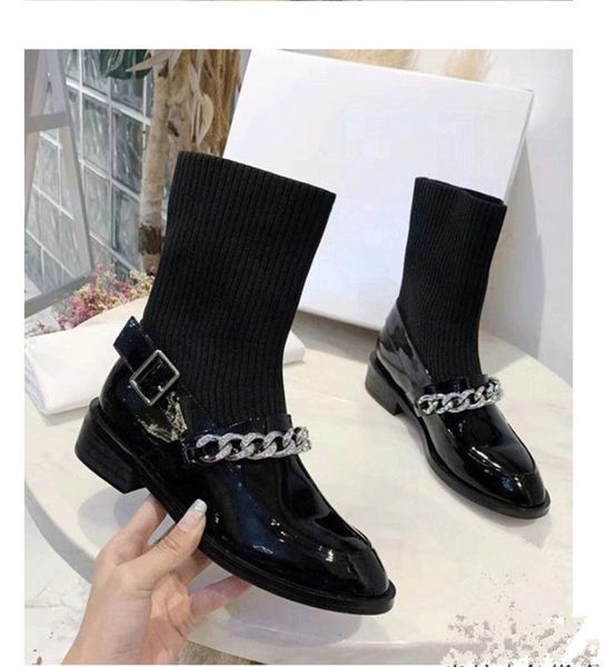 boots women zapatos de mujer round toe ladies boots slip on botas mujer chain sock leather stitching low heel, Black
boots women zapatos de mujer round toe ladies boots slip on botas mujer chain sock leather stitching low heel, Black