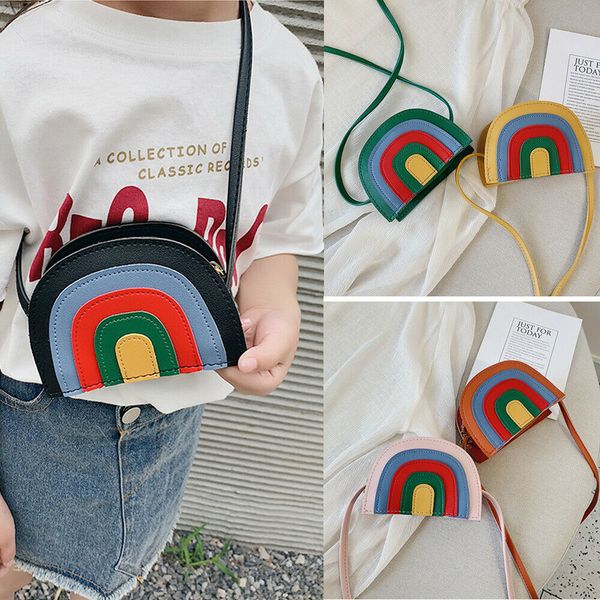 baby kid girls pu rainbow shoulder bag messenger handbag crossbody purse satchel 
baby kid girls pu rainbow shoulder bag messenger handbag crossbody purse satchel