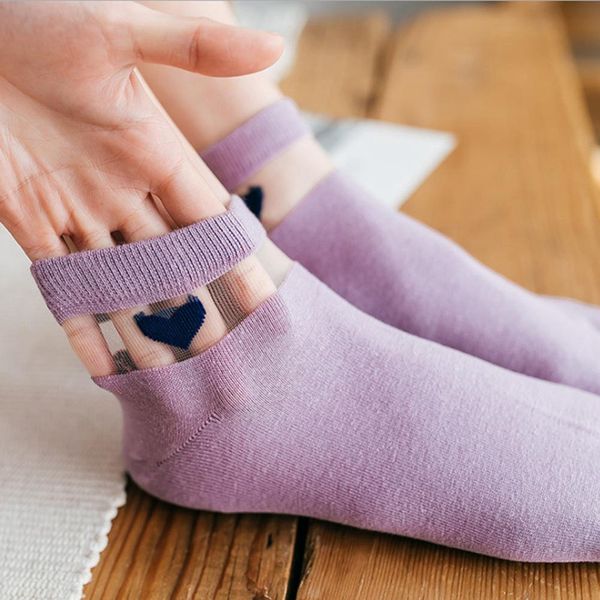 1 пара любовь сердце из стекла короткие носки девушки женщины прекрасный хлопок ультратонкий полупрозрачный цвета конфеты дышащие носки drop, Black;white
1 пара любовь сердце из стекла короткие носки девушки женщины прекрасный хлопок ультратонкий полупрозрачный цвета конфеты дышащие носки drop, Black;white