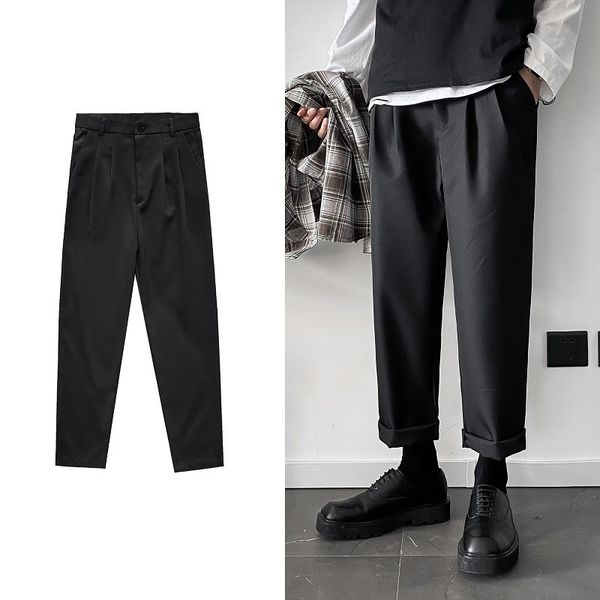 Januarysnow Men's Korean Version of INS Trend Mix and Match Loose Casual Straight Tube Nine Point Pants Solid Color Drop Feeling Pants
Januarysnow Men's Korean Version of INS Trend Mix and Match Loose Casual Straight Tube Nine Point Pants Solid Color Drop Feeling Pants