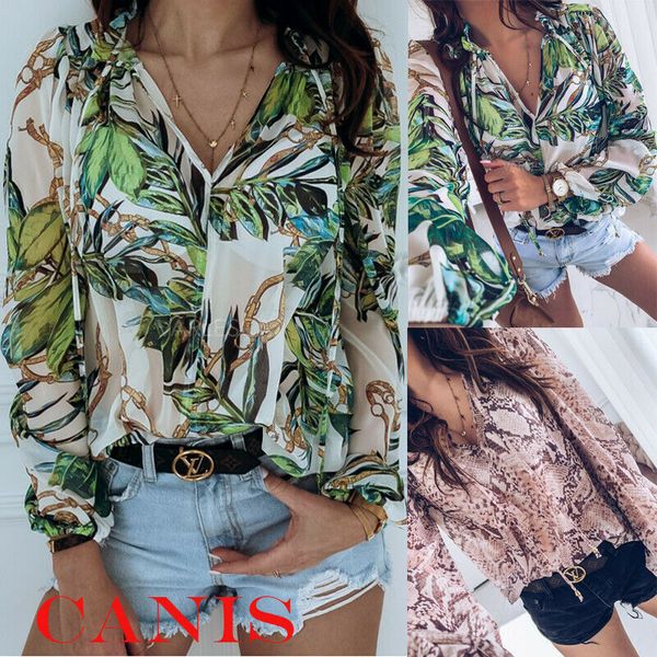 fashion summer women v-neck chiffon floral long sleeve tunic blouse floral print shirts ladies chic blouses clothing, White
fashion summer women v-neck chiffon floral long sleeve tunic blouse floral print shirts ladies chic blouses clothing, White