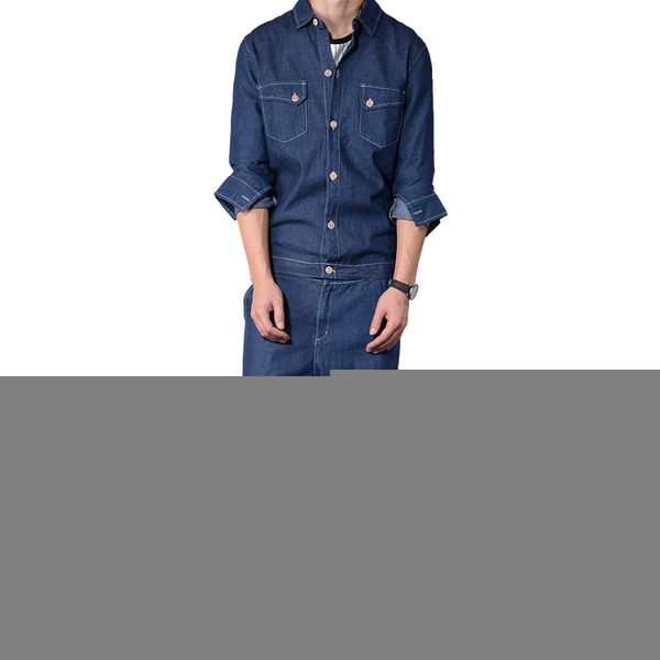 mcikkny fashion men hip hop denim bib overalls washed jeans jumpsuit streetwear jumpsuit for male suspender pants multi-pockets, Blue
mcikkny fashion men hip hop denim bib overalls washed jeans jumpsuit streetwear jumpsuit for male suspender pants multi-pockets, Blue