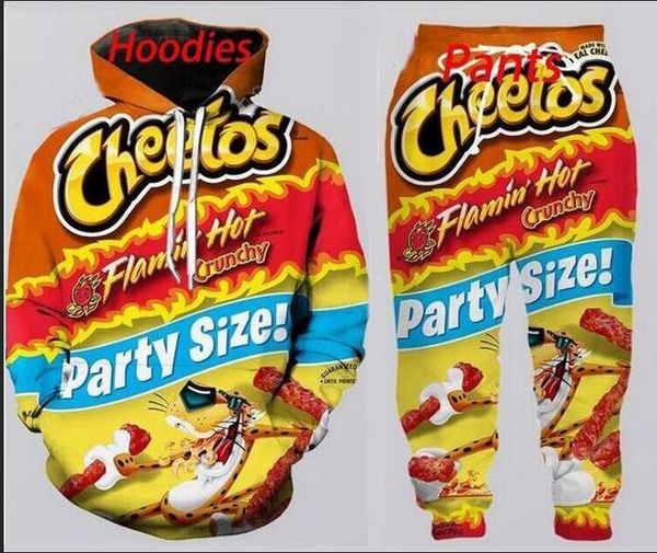 two piece set men women casual tracksuits 3d printing cheetos fashion hoodies hooded+pants sweatshirt us075, Gray
two piece set men women casual tracksuits 3d printing cheetos fashion hoodies hooded+pants sweatshirt us075, Gray
