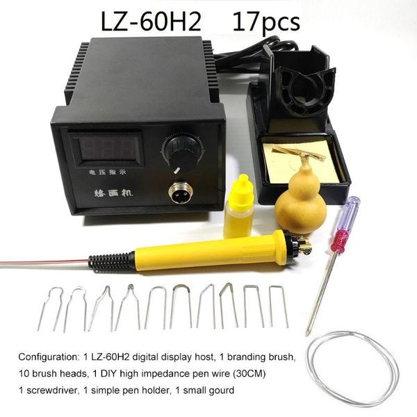 220v 60w soldering iron digital display pyrography machine wood burning pen craft tool kits pyrography pen with eu adapter
220v 60w soldering iron digital display pyrography machine wood burning pen craft tool kits pyrography pen with eu adapter