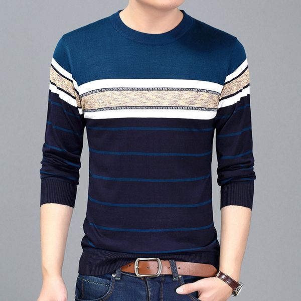 2019 new autumn winter fashion brand clothing men knitted sweater o-neck slim fit pullover men striped sweaters for -3xl, White;black
2019 new autumn winter fashion brand clothing men knitted sweater o-neck slim fit pullover men striped sweaters for -3xl, White;black