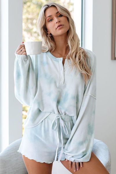 dhl for pajamas tiedye for womens pyjama korte sets met ronde hals en tie-dye tie dye pac man t shirt silt in stock, Blue;gray
dhl for pajamas tiedye for womens pyjama korte sets met ronde hals en tie-dye tie dye pac man t shirt silt in stock, Blue;gray
