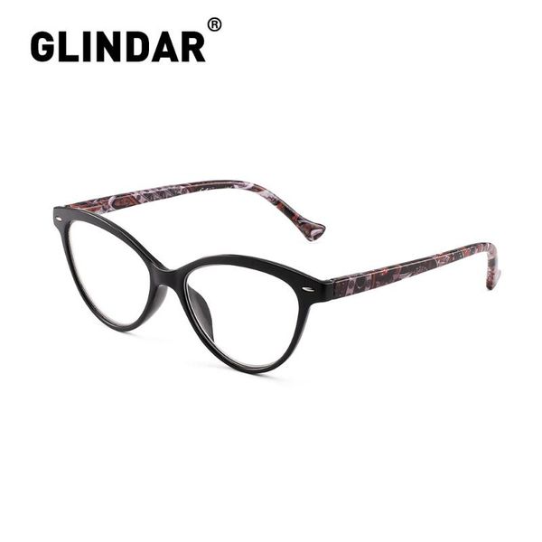 women spring hinge cat eye reading glasses floral magnifier presbyopic diopter reading glasses, White;black
women spring hinge cat eye reading glasses floral magnifier presbyopic diopter reading glasses, White;black