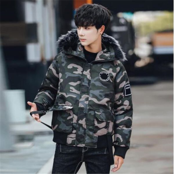 men jacket 2019 winter streetwear camouflage thicken warm men's hooded casual hip hop ribbons male parkas outerwear, Black
men jacket 2019 winter streetwear camouflage thicken warm men's hooded casual hip hop ribbons male parkas outerwear, Black