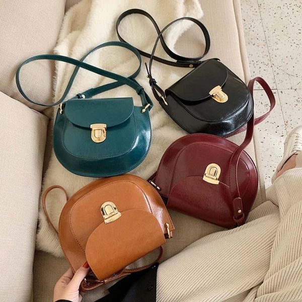 fashion semicircle women shoulder sling bags pu leather retro saddle messenger handbag vintage crossbody bag
fashion semicircle women shoulder sling bags pu leather retro saddle messenger handbag vintage crossbody bag
