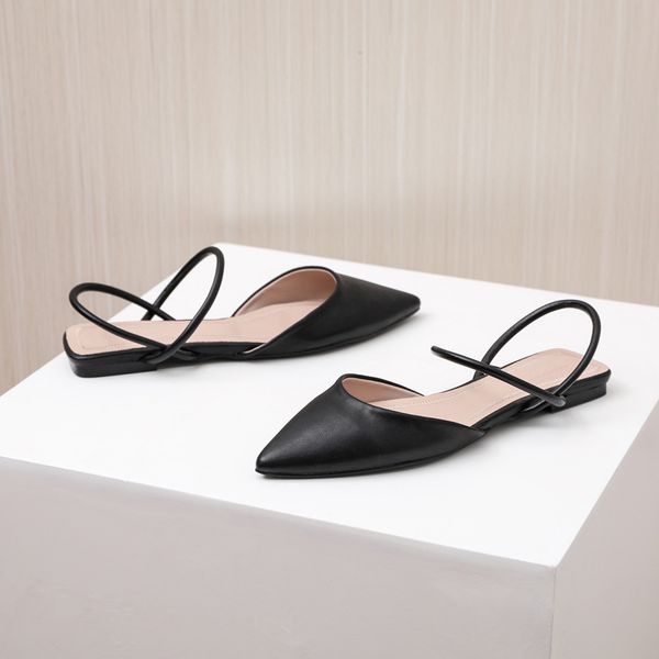 korean version of flat-bottomed women's sandals 2020 summer new women's shoes fashion joker pointed shoes, Black
korean version of flat-bottomed women's sandals 2020 summer new women's shoes fashion joker pointed shoes, Black