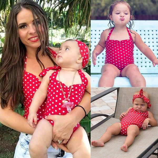 2020 fashion trend newborn baby girls polka dot swimsuit kids halter neck summer new holiday swimwear swimming one-piece bikini, White
2020 fashion trend newborn baby girls polka dot swimsuit kids halter neck summer new holiday swimwear swimming one-piece bikini, White
