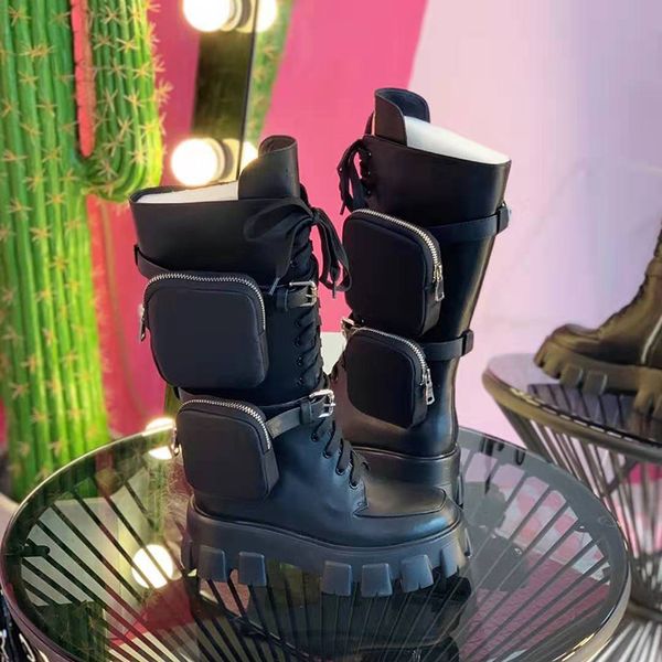 mn and winter thick bottom increased platform shoes pocket wallet motorcycle boots, Black
mn and winter thick bottom increased platform shoes pocket wallet motorcycle boots, Black