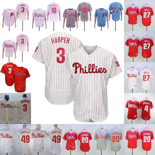 philadelphia jersey bryce harper scott kingery j. t. realmuto mike schmidt aaron nola arrieta all stitched button down size m-3xl, Blue;black
philadelphia jersey bryce harper scott kingery j. t. realmuto mike schmidt aaron nola arrieta all stitched button down size m-3xl, Blue;black