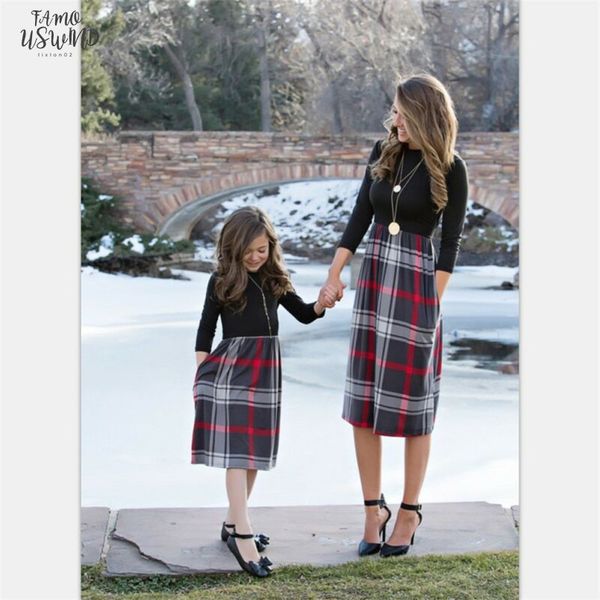 new fashion winter plaid mother daughter clothes parent child dress women girl family plaid outfits drop shipping, Black;gray
new fashion winter plaid mother daughter clothes parent child dress women girl family plaid outfits drop shipping, Black;gray