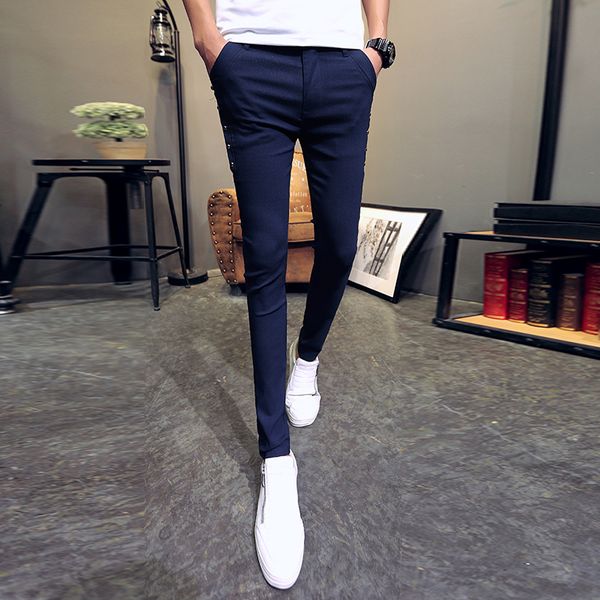 men summer pants fashion 2020 all match skinny pants men streetwear casual trousers 28-34, Black
men summer pants fashion 2020 all match skinny pants men streetwear casual trousers 28-34, Black