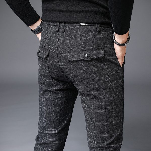 casual pants men 2020 spring new business fashion casual elastic straigh trousers male brand gray black
casual pants men 2020 spring new business fashion casual elastic straigh trousers male brand gray black