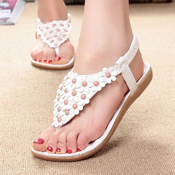 shoes woman sweet sandals bohemia slippers sandal shoes clip toe flowers flat korean style elastic band female beach 45, Black
shoes woman sweet sandals bohemia slippers sandal shoes clip toe flowers flat korean style elastic band female beach 45, Black