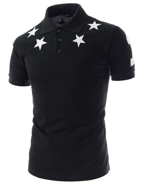 polo shirt men star print cotton shorts polo summer casual polo homme t-shirts mens polos shirts poloshirt 2020, White;black
polo shirt men star print cotton shorts polo summer casual polo homme t-shirts mens polos shirts poloshirt 2020, White;black