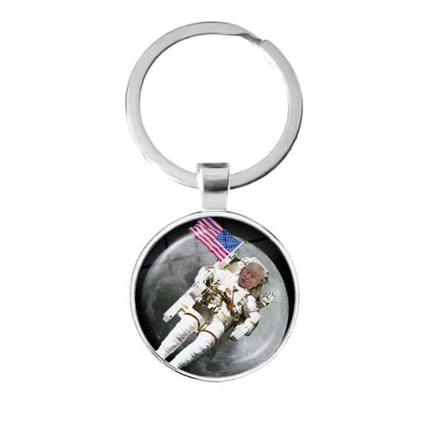 make the moon great again keychain 25mm glass cabochon trump to the moon funny key rings holder jewelry fo friends gift, Silver
make the moon great again keychain 25mm glass cabochon trump to the moon funny key rings holder jewelry fo friends gift, Silver
