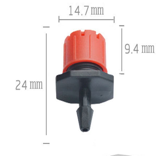 100pcs adjustable micro drip irrigation system watering sprinklers plant emitter drippers garden 1/4" barb garden watering tools
100pcs adjustable micro drip irrigation system watering sprinklers plant emitter drippers garden 1/4" barb garden watering tools
