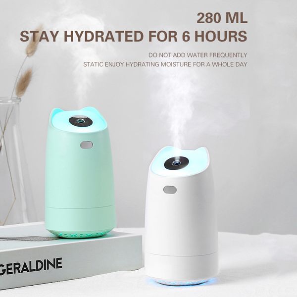 280ml usb ultrasonic air humidifier mini aroma essential oil diffuser home difusor aromaterapia car air purifier anion mist make
280ml usb ultrasonic air humidifier mini aroma essential oil diffuser home difusor aromaterapia car air purifier anion mist make