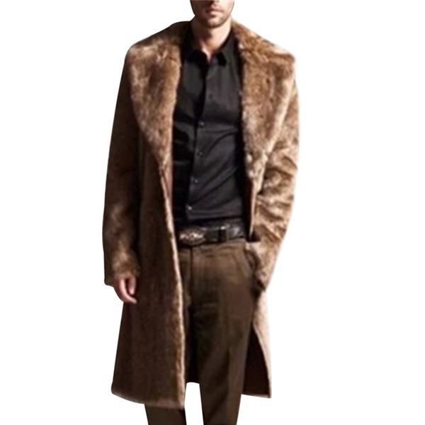mens cashmere trench coat 2018 winter thick warm faux fur jackets long plus size fluffy fur overcoat manteau homme, Tan;black
mens cashmere trench coat 2018 winter thick warm faux fur jackets long plus size fluffy fur overcoat manteau homme, Tan;black