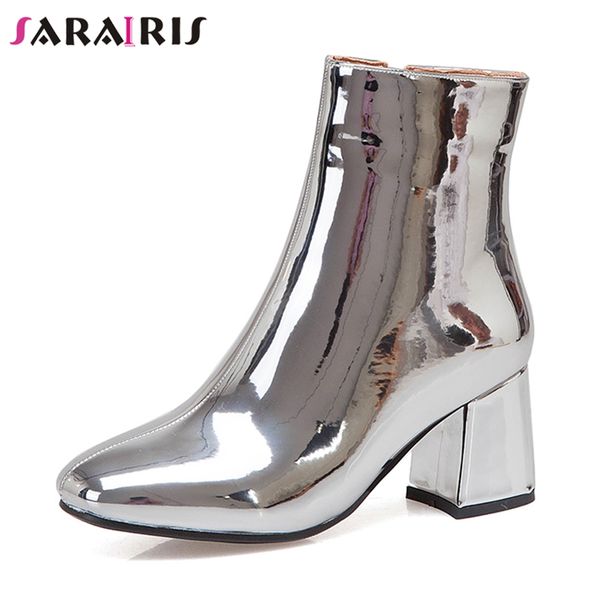 sarairis new arrival 33-43 ladies fashion metalic booties high heels ankle boots women 2019 party wedding shoes woman, Black
sarairis new arrival 33-43 ladies fashion metalic booties high heels ankle boots women 2019 party wedding shoes woman, Black