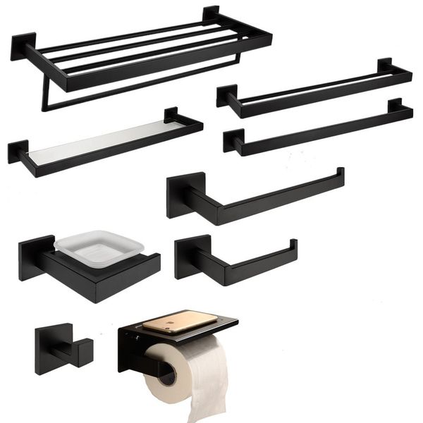 european simple 304 stainless steel bathroom hardware set black oiled bronze square base wall mounted soap dish bathroom pendant
european simple 304 stainless steel bathroom hardware set black oiled bronze square base wall mounted soap dish bathroom pendant