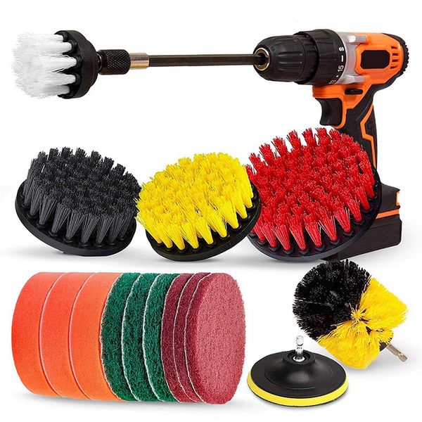drill brush set, extend long attachment, scrub pads, sponge, power scrubber cleaning kit for grout, tile, carpet, sink, bathtub
drill brush set, extend long attachment, scrub pads, sponge, power scrubber cleaning kit for grout, tile, carpet, sink, bathtub
