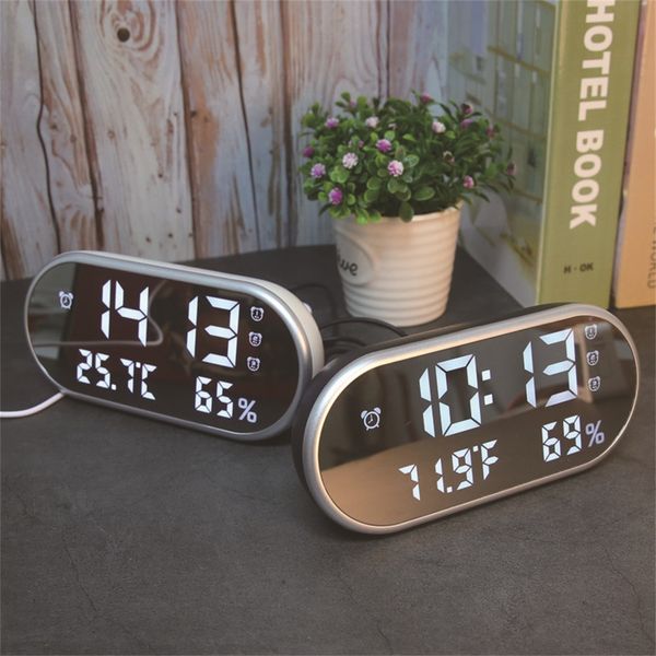 led alarm clock digital clocks electronic table clock bedside with temperature humidity usb charge desk clocks home decor gifts
led alarm clock digital clocks electronic table clock bedside with temperature humidity usb charge desk clocks home decor gifts