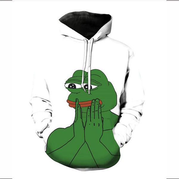 new fashion women/men harajuku style pepe the frog casual 3d printed sweatshirts hoodies sportwear coat r0150, Black
new fashion women/men harajuku style pepe the frog casual 3d printed sweatshirts hoodies sportwear coat r0150, Black