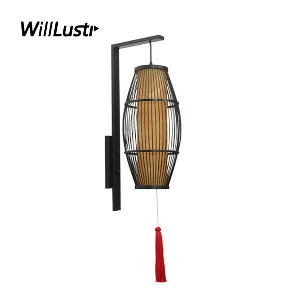 handmade retro bamboo wall light chinese style lantern sconce staircase foyer aisle teahouse bedside corridor vintage wood lamp
handmade retro bamboo wall light chinese style lantern sconce staircase foyer aisle teahouse bedside corridor vintage wood lamp