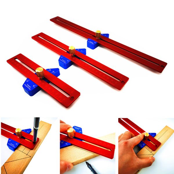 aluminum alloy scale measure scribing ruler 200/300/400mm woodworking t-type hole ruler marking tool
aluminum alloy scale measure scribing ruler 200/300/400mm woodworking t-type hole ruler marking tool
