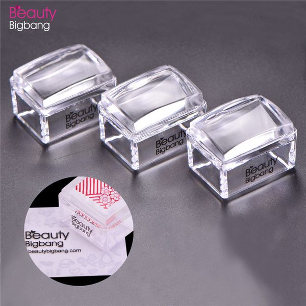 beautybigbang 1pc nail silicone stamper&1pc scraper rectangle jelly clear handle manicure stamp template tools stamper, White
beautybigbang 1pc nail silicone stamper&1pc scraper rectangle jelly clear handle manicure stamp template tools stamper, White