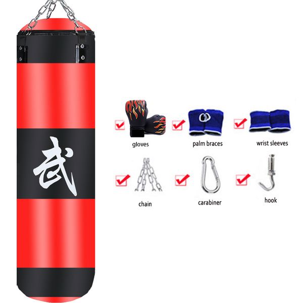60/80/100/120cm sandbag thickened canvas punching bag muay thai training empty boxing bags with gloves wraps palm sleeves hook
60/80/100/120cm sandbag thickened canvas punching bag muay thai training empty boxing bags with gloves wraps palm sleeves hook