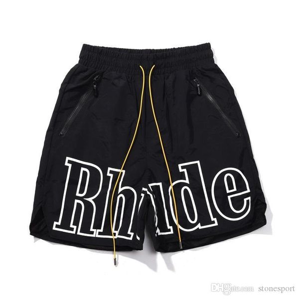 rhude 19ss new york limited letter 3m reflective printing shorts men and women same hip-hop casual pants s-xl, Black
rhude 19ss new york limited letter 3m reflective printing shorts men and women same hip-hop casual pants s-xl, Black