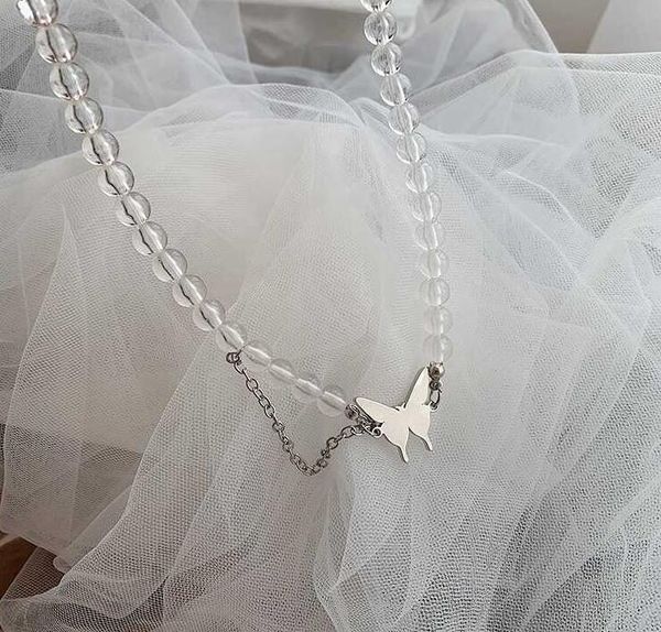 earrings & necklace original design 2021 butterfly punk tassel choker temperament simple asymmetric bracelet jewelry set, Silver
earrings & necklace original design 2021 butterfly punk tassel choker temperament simple asymmetric bracelet jewelry set, Silver